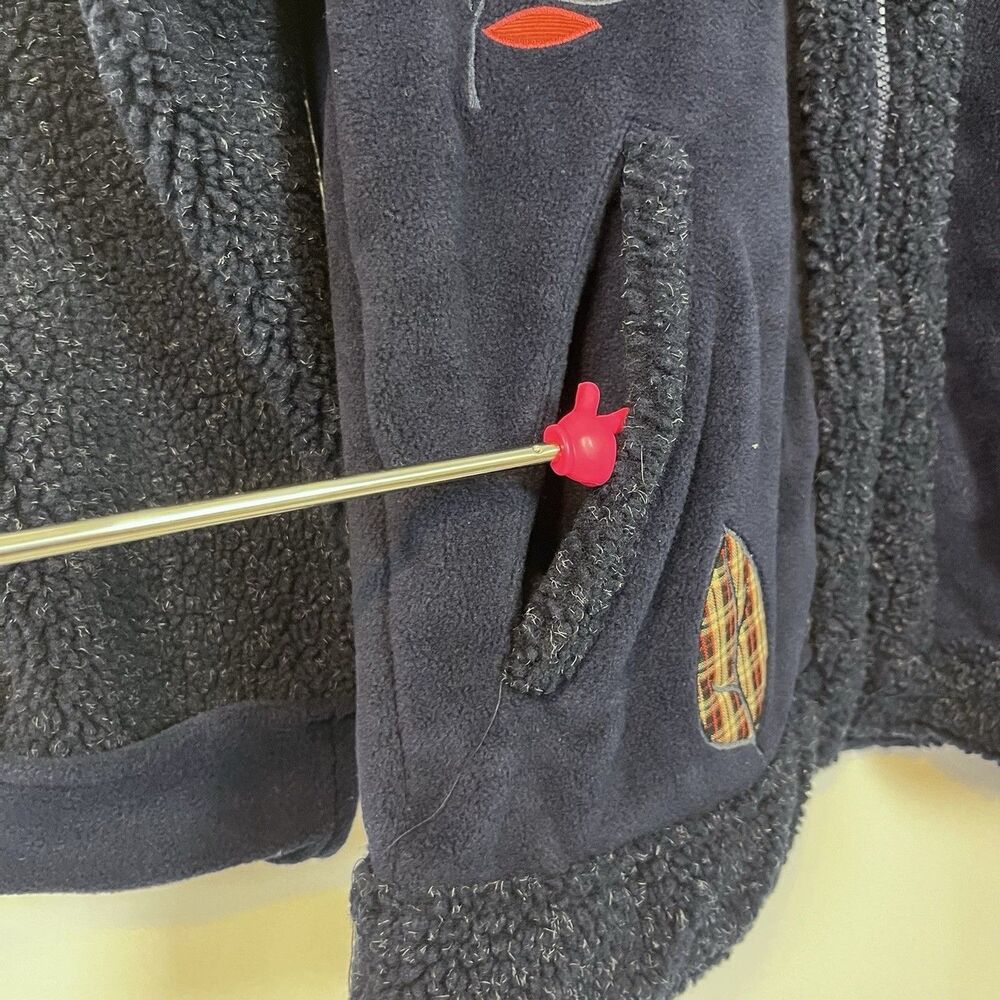 NWT Embroidered PrairieCore Northern Reflections Sherpa Fleece Coat Size M - Picture 3 of 15